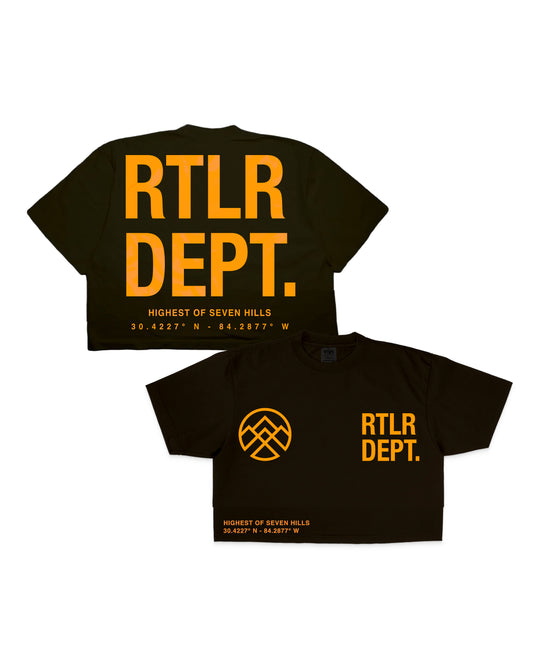 Rtlr Dept. Oversize Tee & Crop (Black)