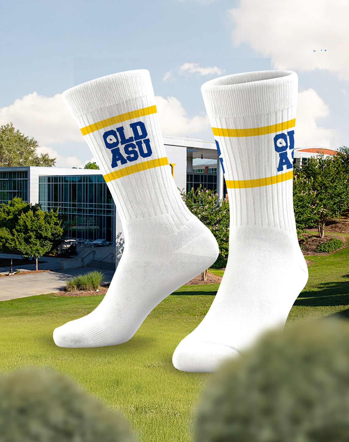 Old ASU Crew Socks (White)