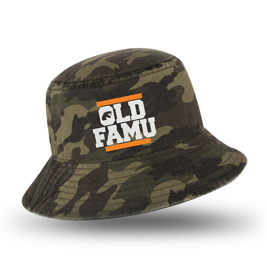 Old Famu Bucket hat  (Army Camo)