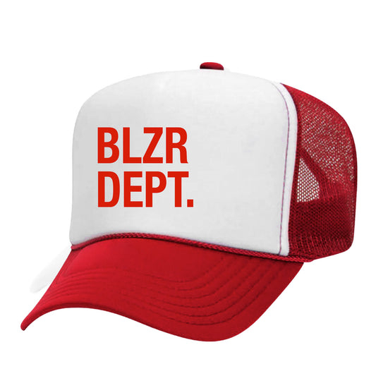 BLZR DEPT Hat (Red/white)