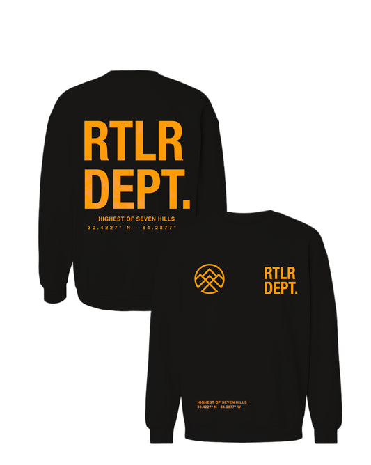 Rtlr Dept Crew Neck Sweatshirt -Black