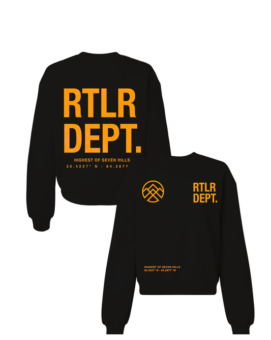 Rtlr Dept Crew Neck Sweatshirt -Black