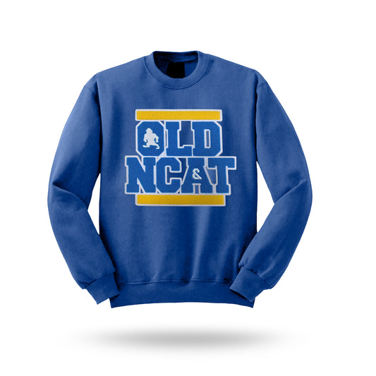 Old NCAT Crewneck - Royal Blue