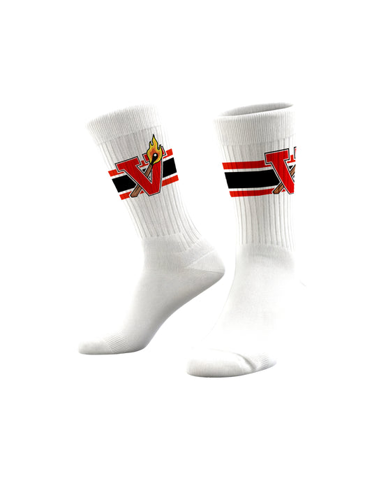 Old VSU "V" Socks